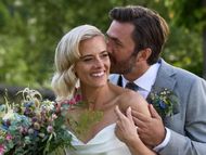 Karin & Niklas during their wedding. Image via Instagram /@karinwe
